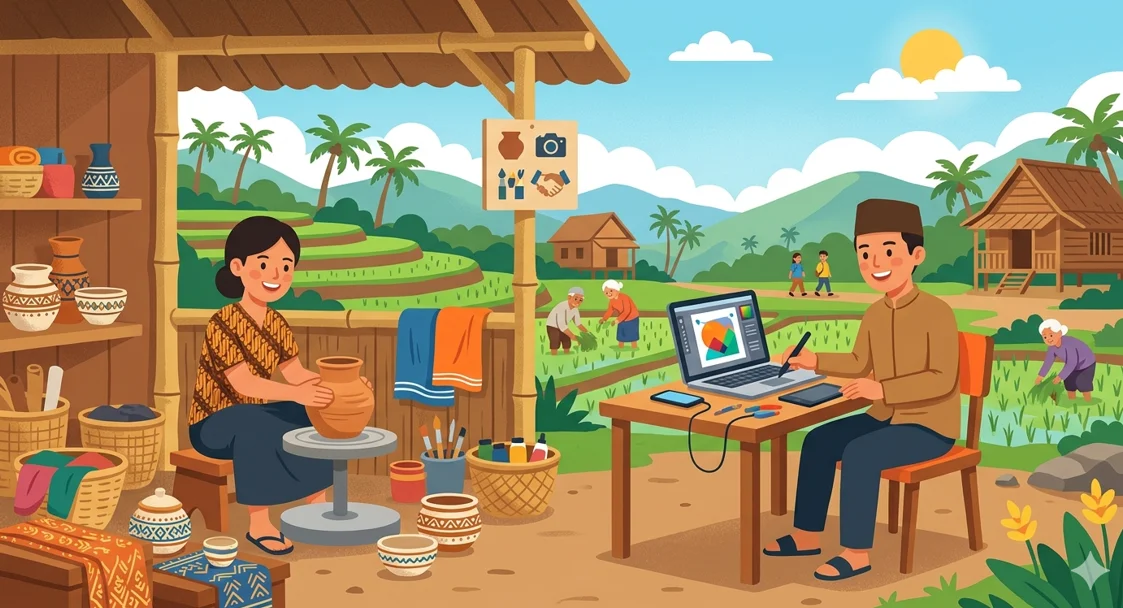 Indonesia Dan Ekonomi Kreatif: Peluang Anak Muda Potensi Lokal